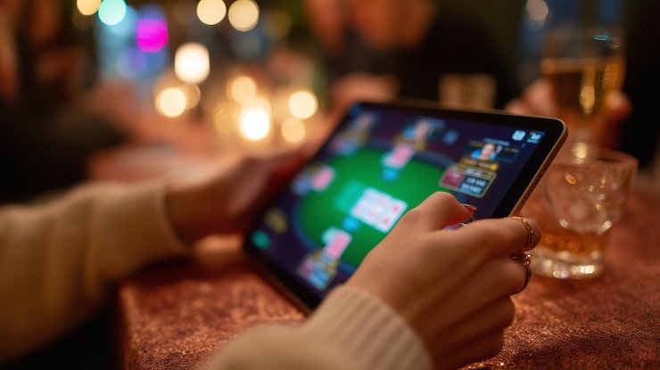 Meja Speed Roulette live dealer dengan roda roulette dan layar display waktu real-time